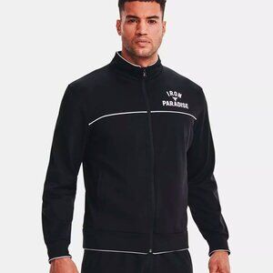 Under Armour Men's Project Rock Knit Track Jacket 1361750-001 Black Size M NWT